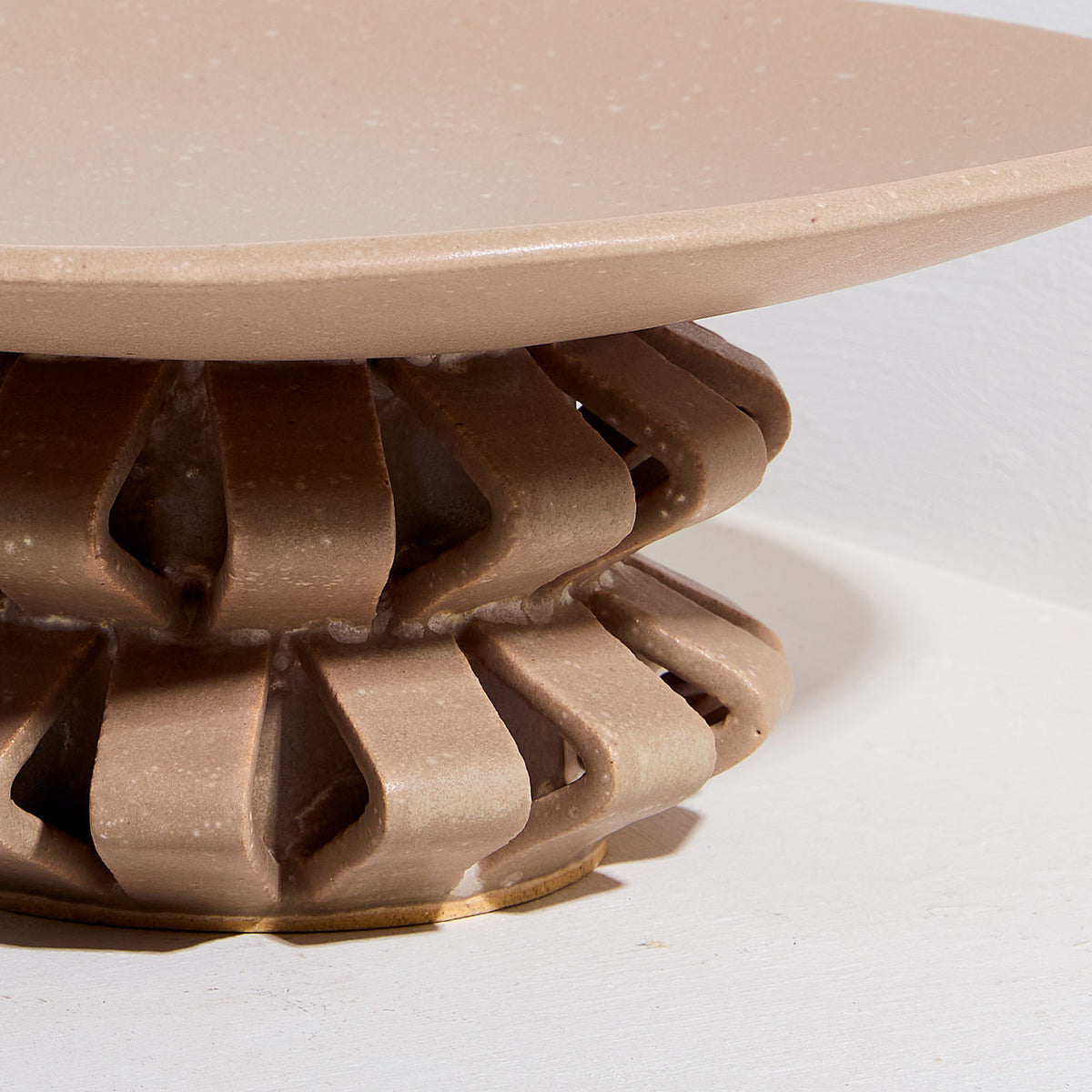 Tall Pointer Stoneware Bowl in Taupe | Warner Walcott