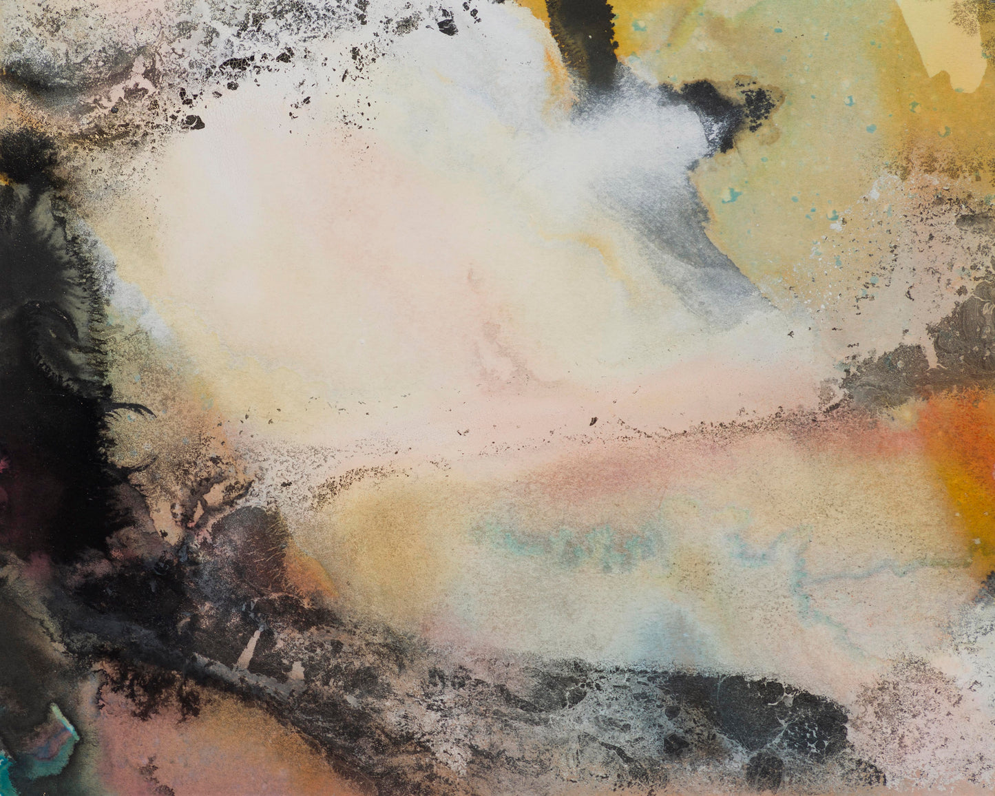Caroline Bullock | Cavern 1 ink painting