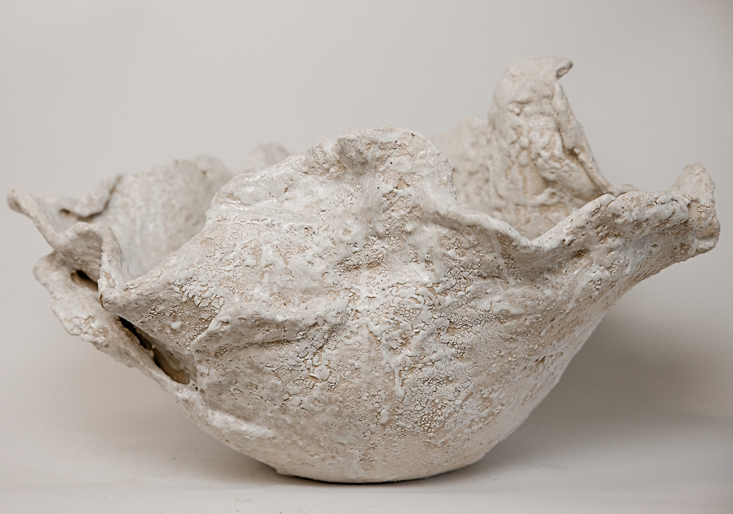 White Reef Series Open Vessel | XLarge | The Shine Studios