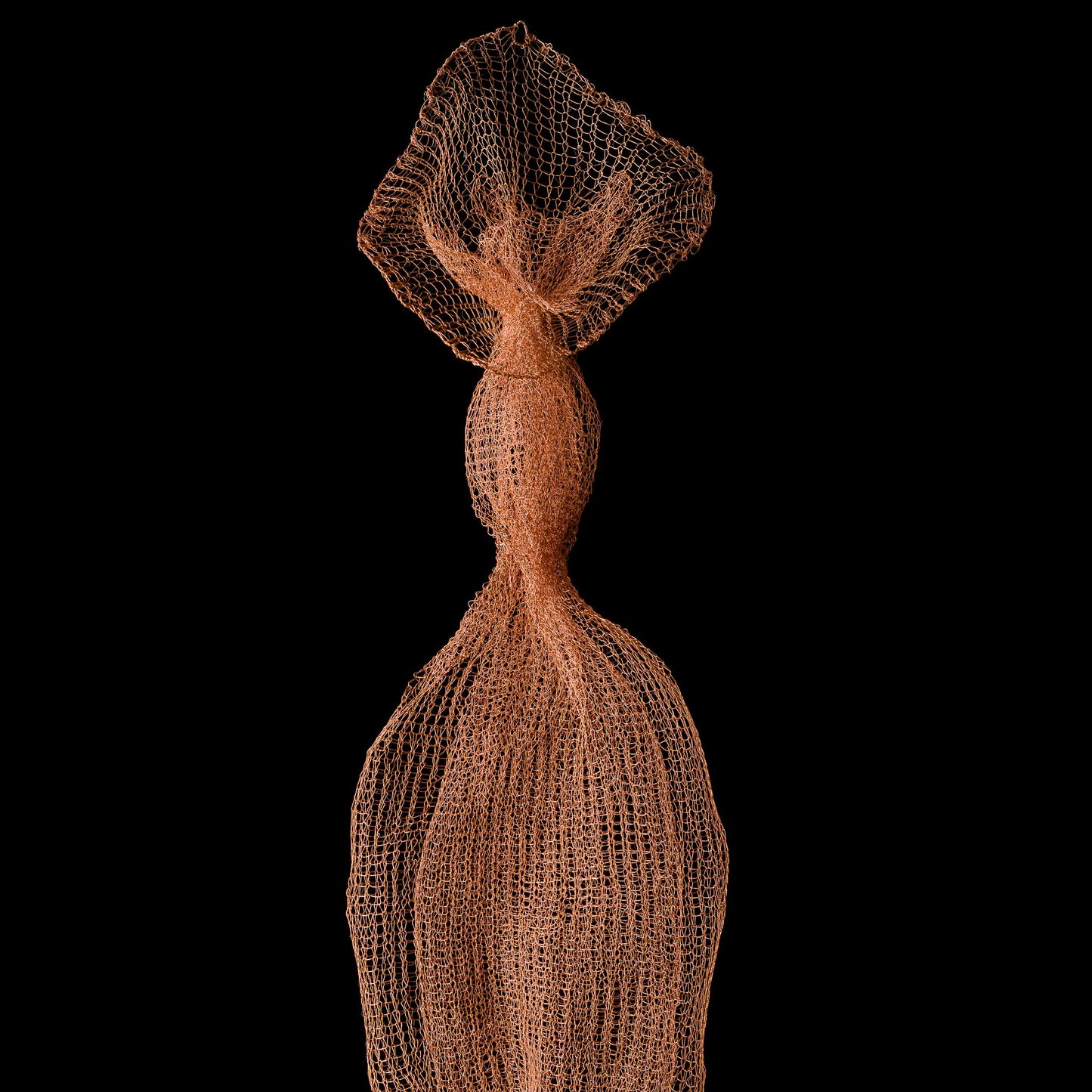 Susan freda hanging copper wire sculpture 