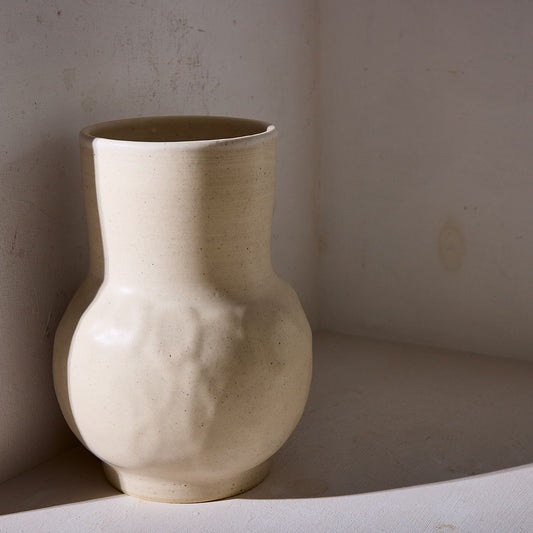 Twombly Stoneware Vase in Frost  | Warner Walcott