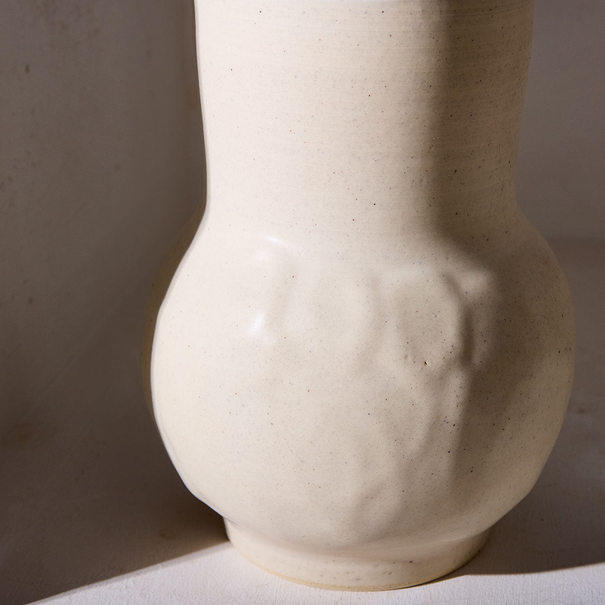 Twombly Stoneware Vase in Frost  | Warner Walcott