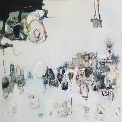 Fragile Monsters | Abstract Oil Painting by Lynn Christian