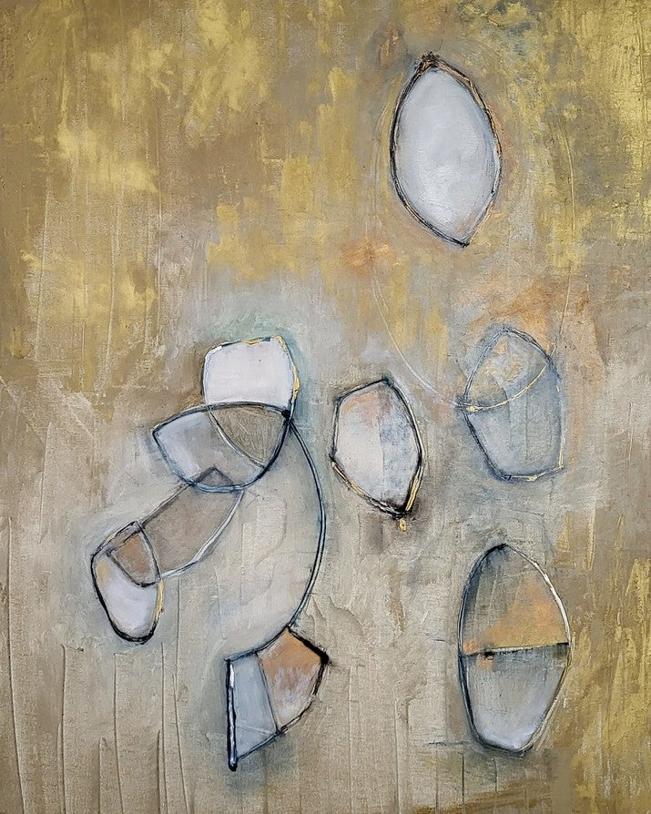 Gouttelette, 30 x 40 in Oil on Linen by Lynn Christian