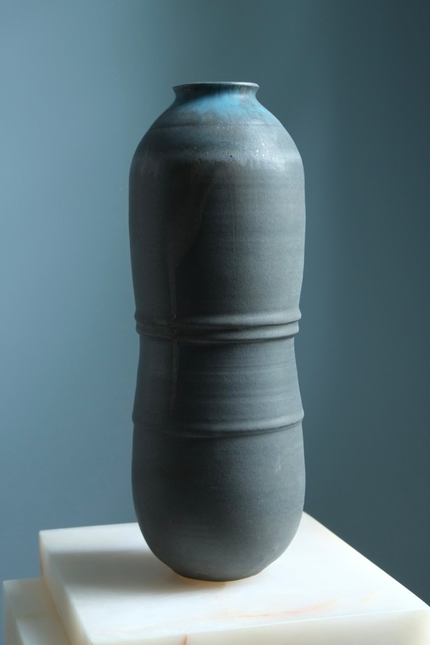 Rupture in Abstract IV Ceramic Vase | Erin Banta Wilford Ceramics