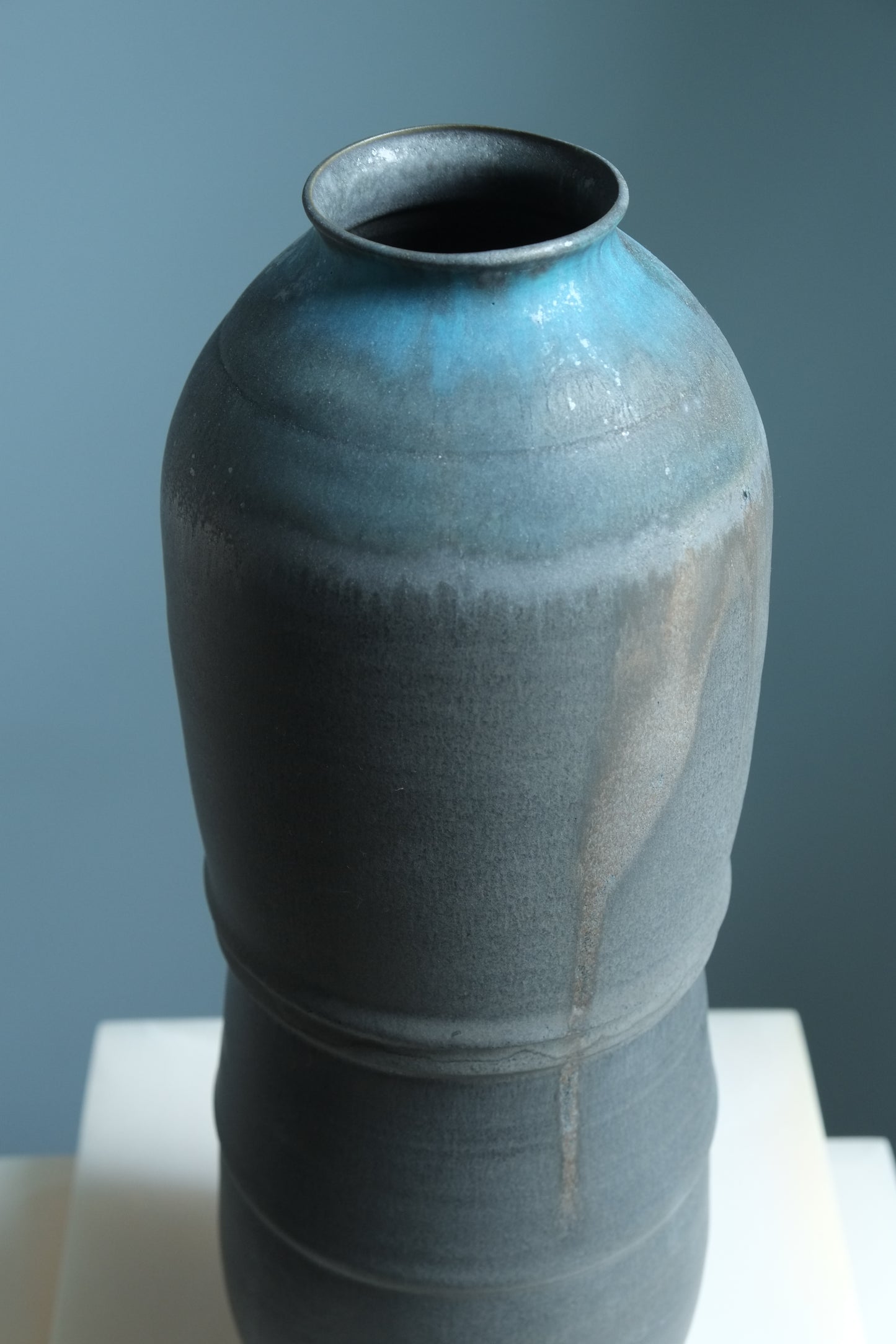 Rupture in Abstract IV Ceramic Vase | Erin Banta Wilford Ceramics