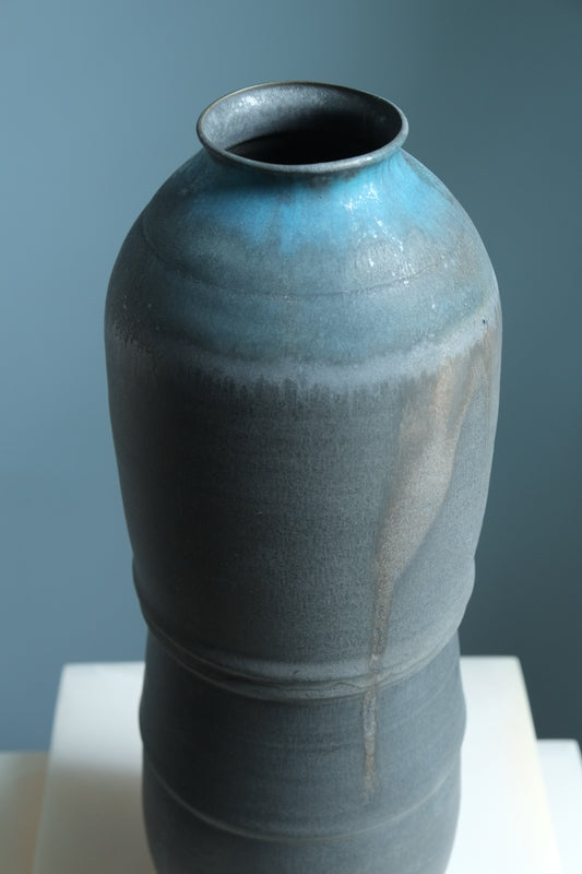 Rupture in Abstract IV Ceramic Vase | Erin Banta Wilford Ceramics