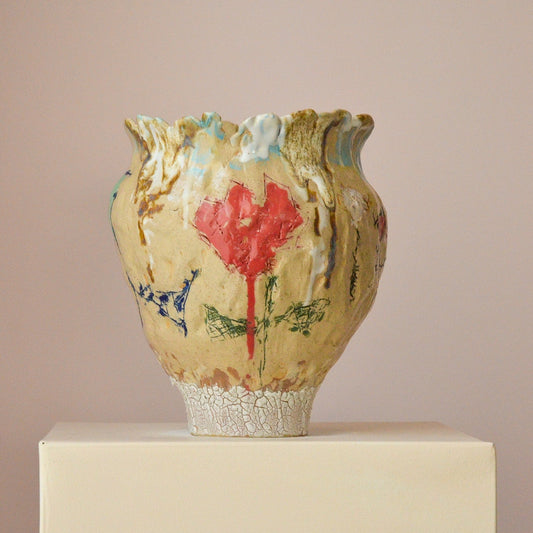 Sasha Court | Honey, I'm Home Ceramic Vase