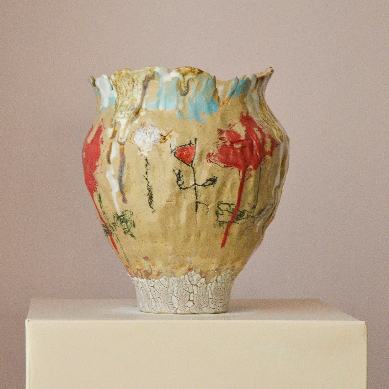 Sasha Court | Honey, I'm Home Ceramic Vase