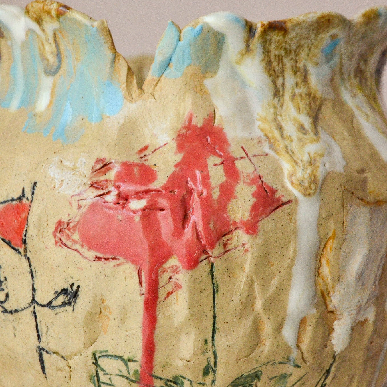 Sasha Court | Honey, I'm Home Ceramic Vase