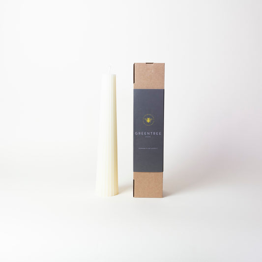 Greentree Fluted Pillar Candle