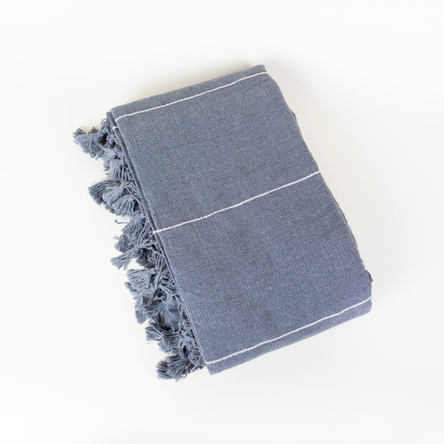 Oaxacan Twin Cotton Coverlet | Green or Grey