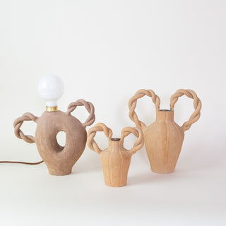 Clandestine Céramique | Twisted Table Lamp