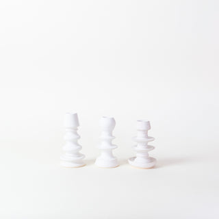 Sculptural Ceramic Candlestick Holder