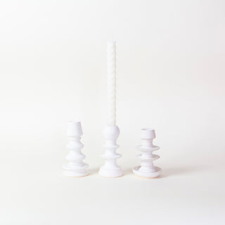 Sculptural Ceramic Candlestick Holder