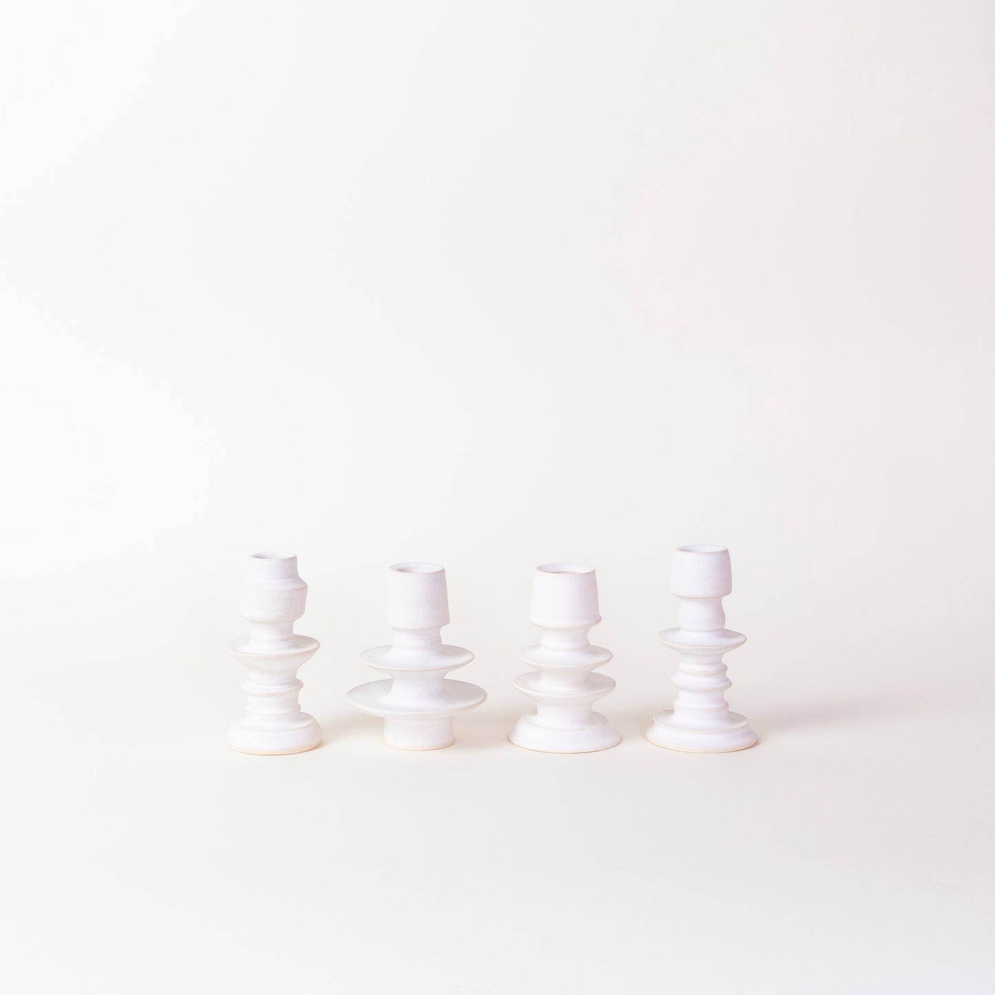 Sculptural Ceramic Candlestick Holder