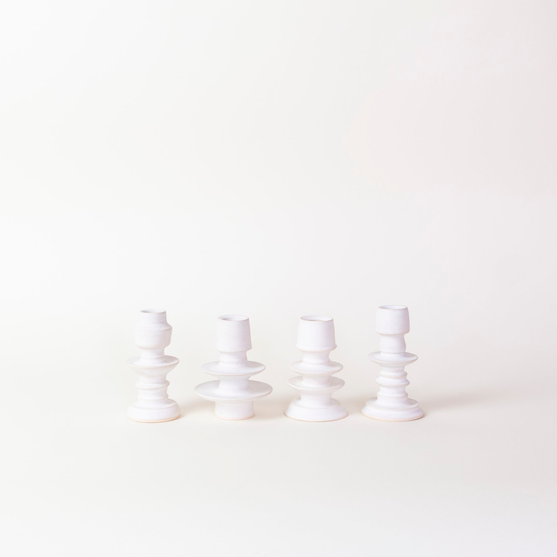 Sculptural Ceramic Candlestick Holder