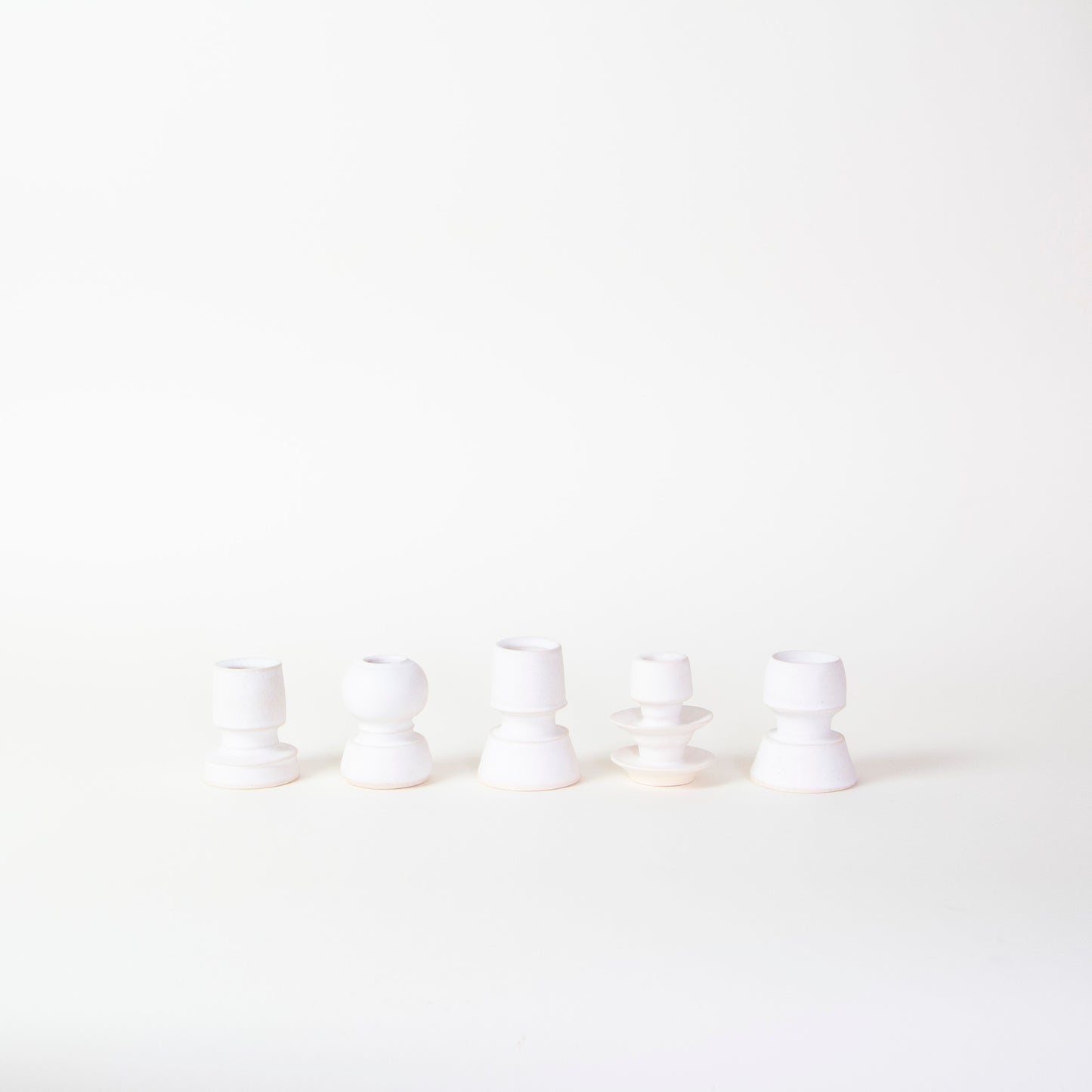 Sculptural Ceramic Candlestick Holder