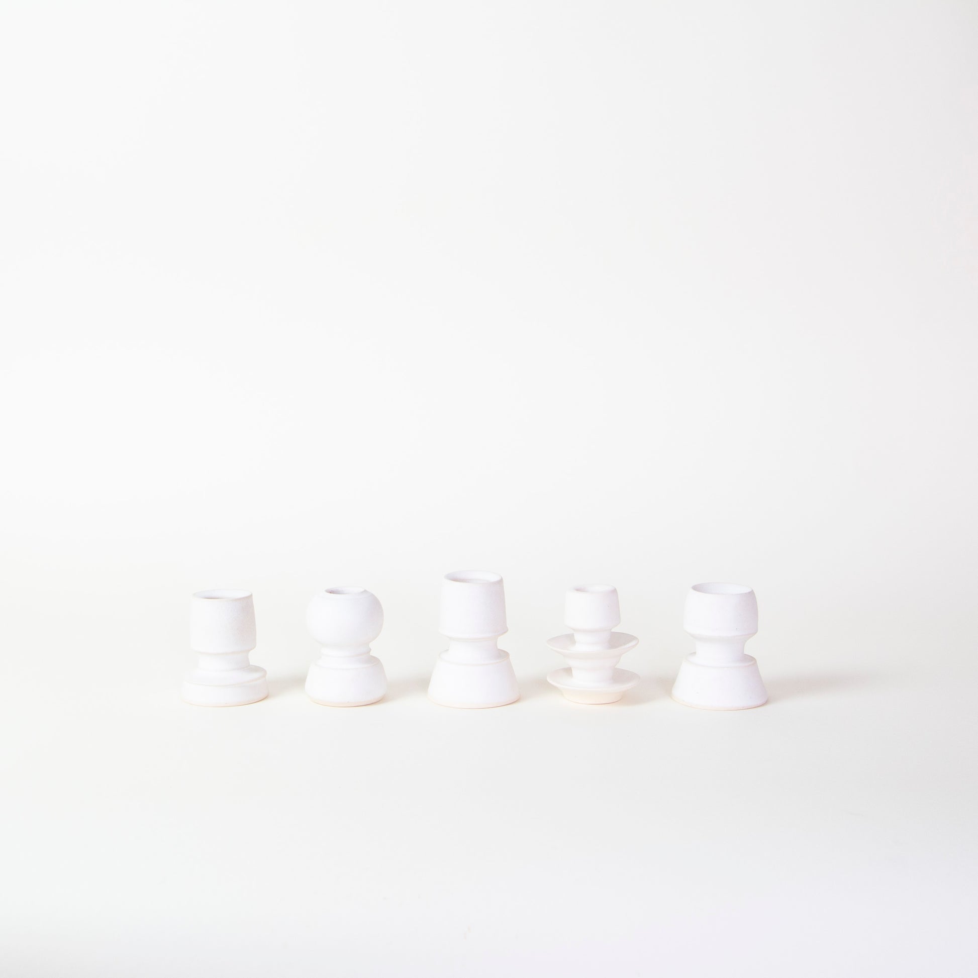 Sculptural Ceramic Candlestick Holder