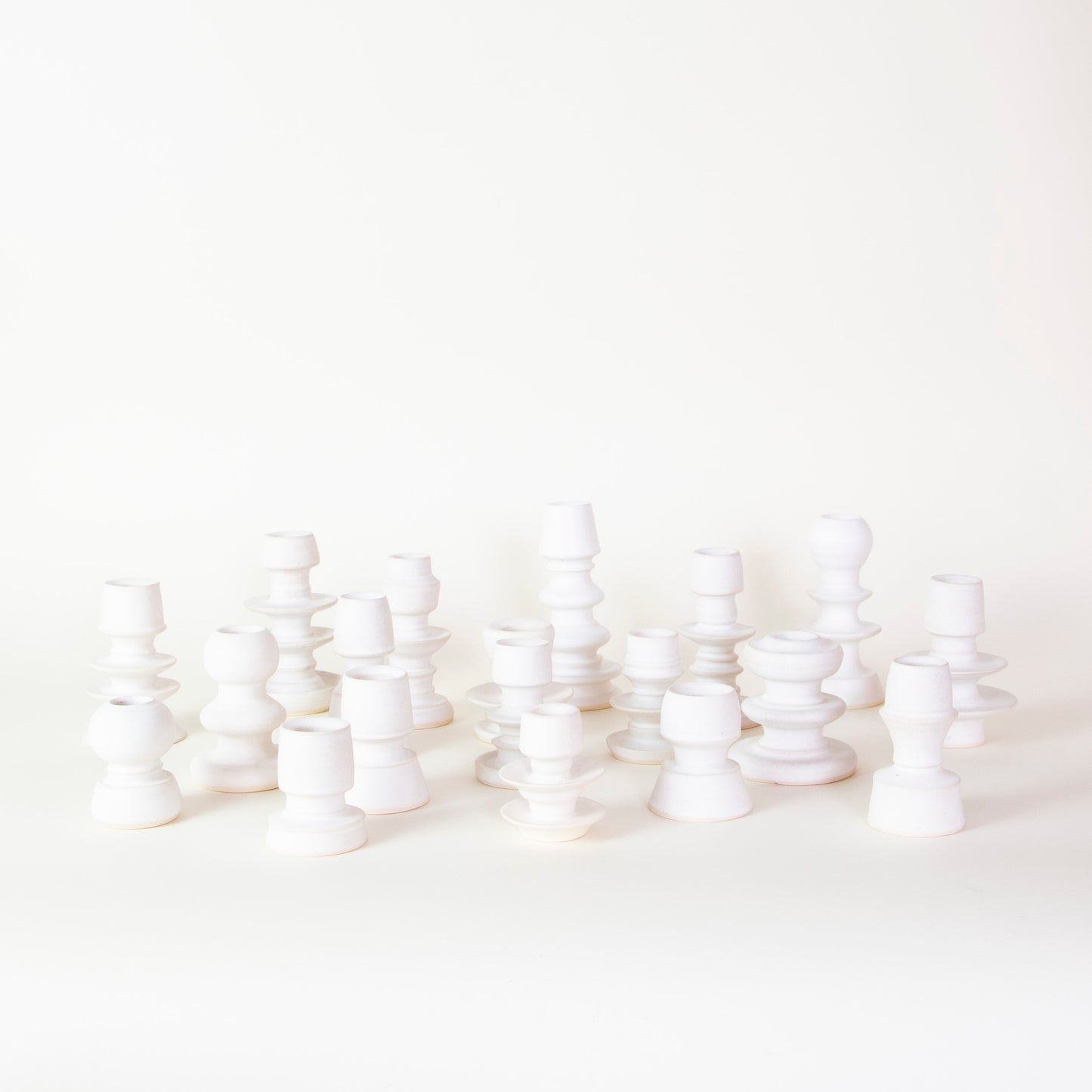 Sculptural Ceramic Candlestick Holder