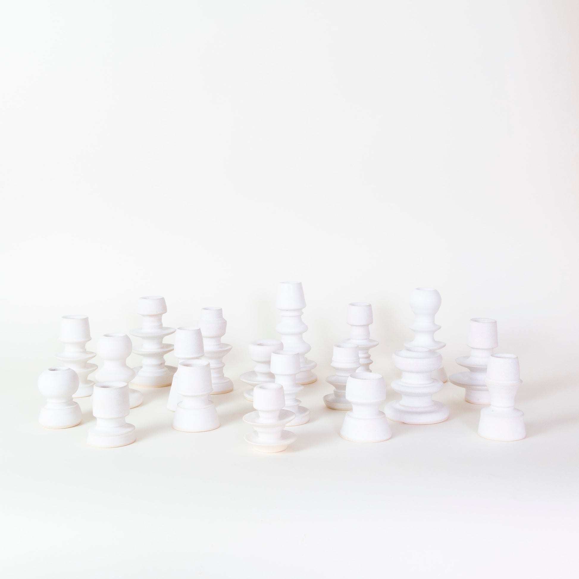 Sculptural Ceramic Candlestick Holder