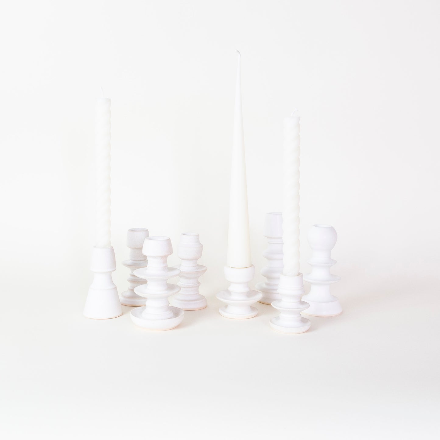 Sculptural Ceramic Candlestick Holder