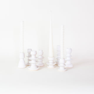 Sculptural Ceramic Candlestick Holder