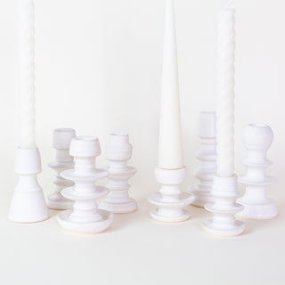 Sculptural Ceramic Candlestick Holder