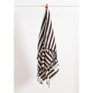 Turkish Zebra Striped Hand Towel