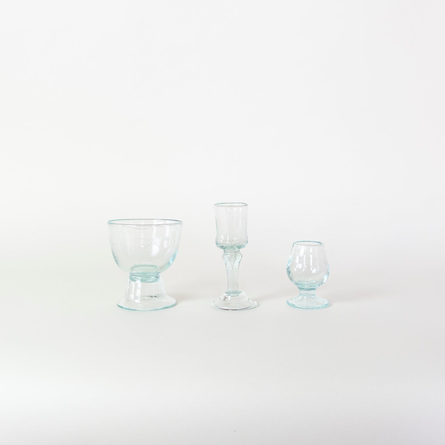Recycled Glass Goblet group shot