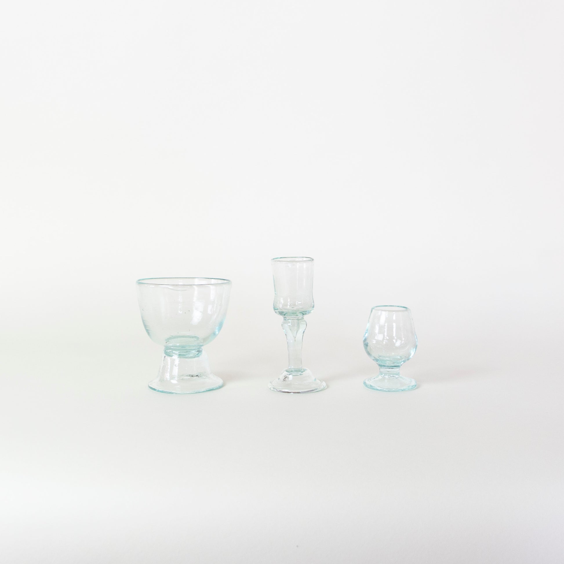 Recycled Glass Goblet group shot