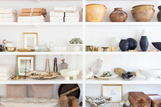 shelves at the hom market