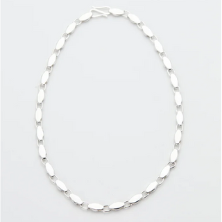 Silver chain necklace by Luz Ortiz New York