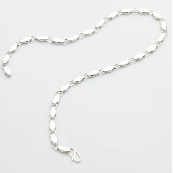 Sterling Silver Chain Necklace by Luz Ortiz New York