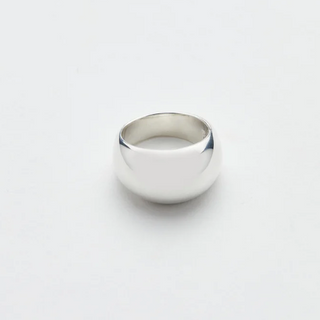 Sterling Silver Dome Ring by Luz Ortiz New York
