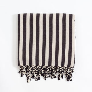 Turkish Zebra Striped Hand Towel