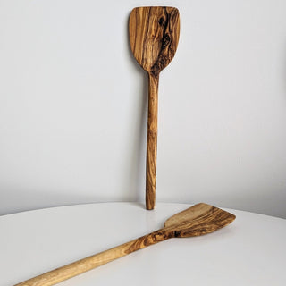 Olive wood Flat Spatula 