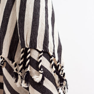 Turkish Zebra Striped Hand Towel