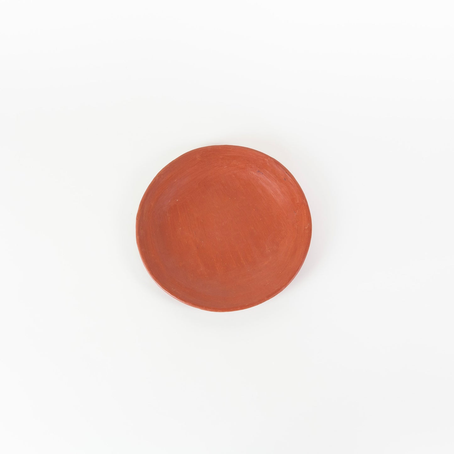 Oaxacan Red Clay Round Dinner Plate