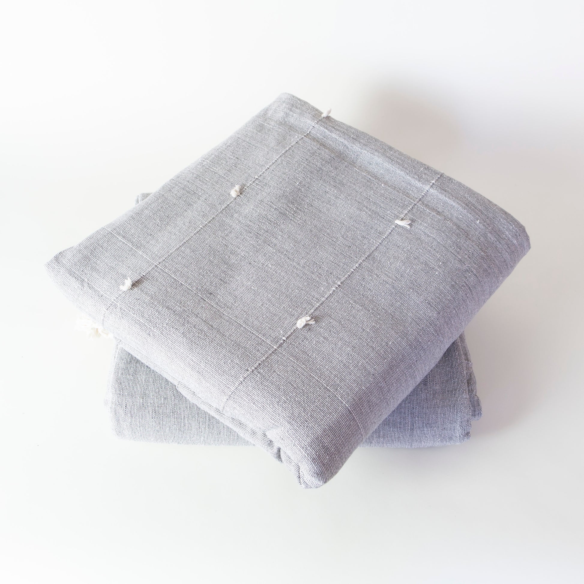 Oaxacan King Cotton Coverlet | Dots + Tassels