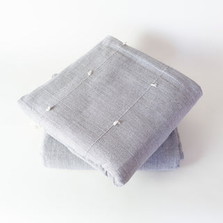 Oaxacan King Cotton Coverlet | Dots + Tassels