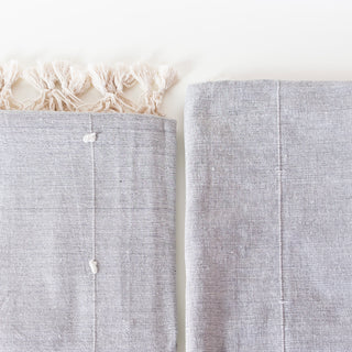 Oaxacan King Cotton Coverlet | Dots + Tassels