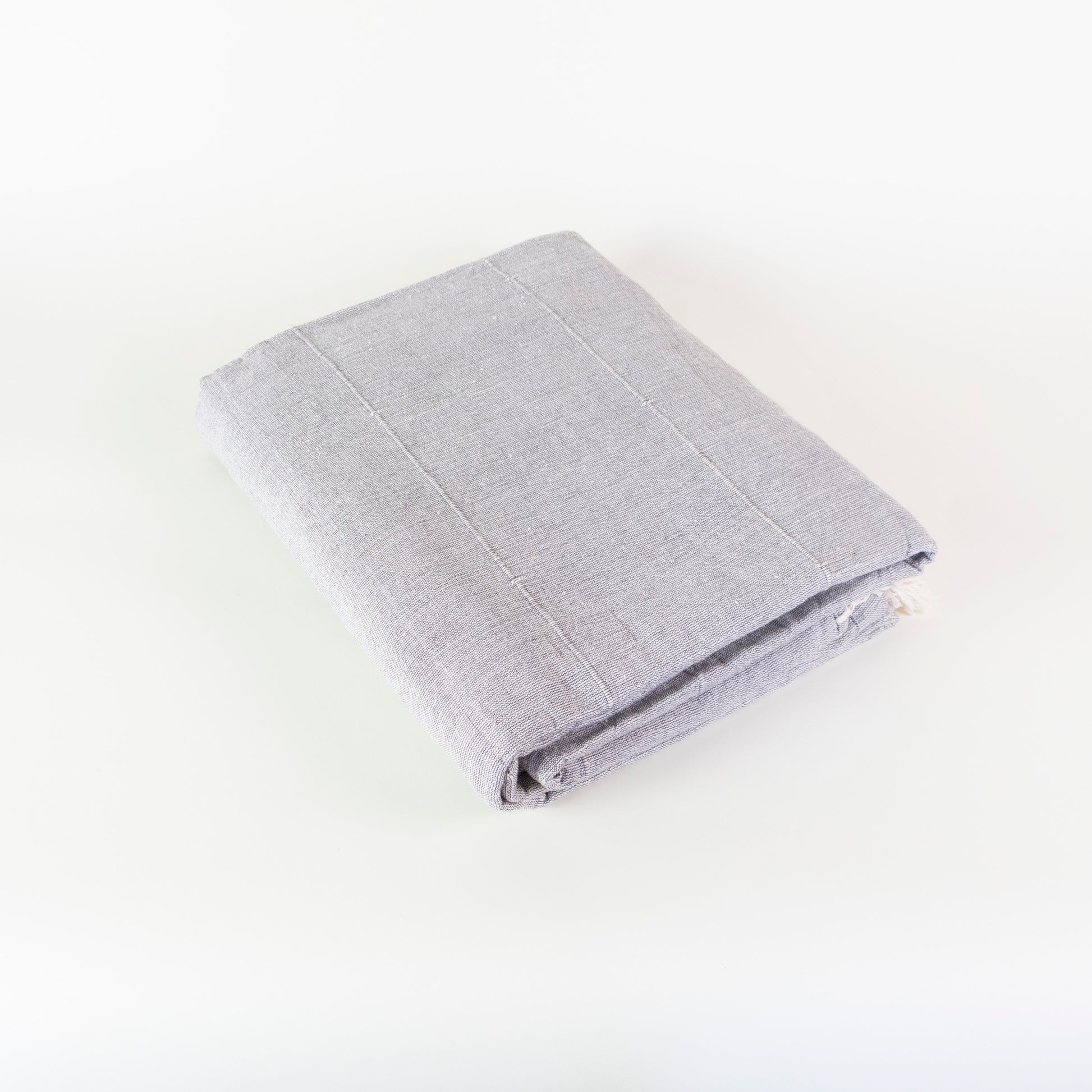 Oaxacan King Cotton Coverlet | Dots + Tassels