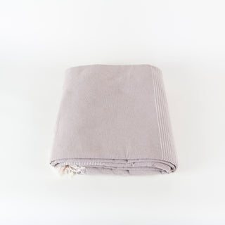 Oaxacan King Cotton Coverlet | Stripes + Tassels