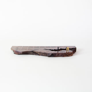 Handmade Cribbage Board | Manzanita Root Burl