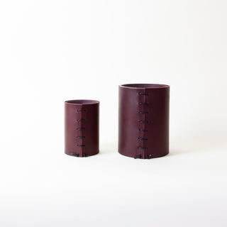 Leather Wrapped Vase | Made Solid