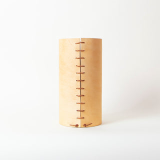 Leather Wrapped Vase | Made Solid