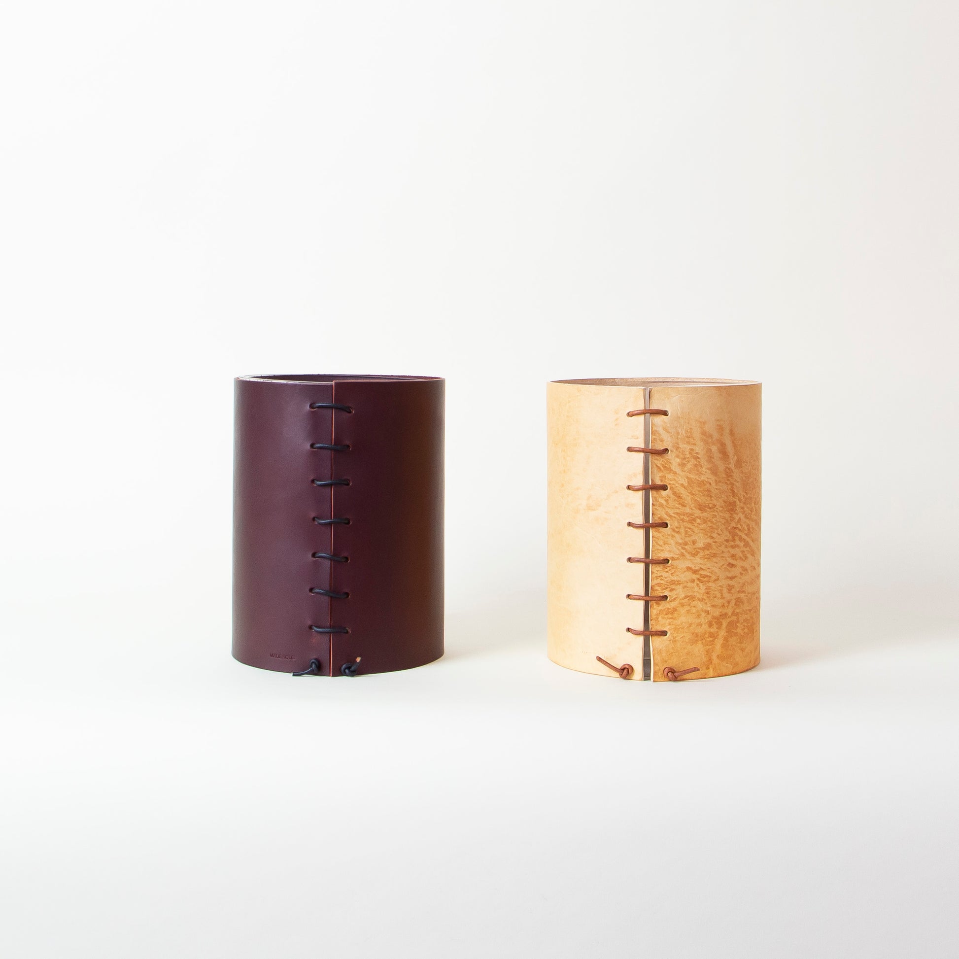 Leather Wrapped Vase | Made Solid