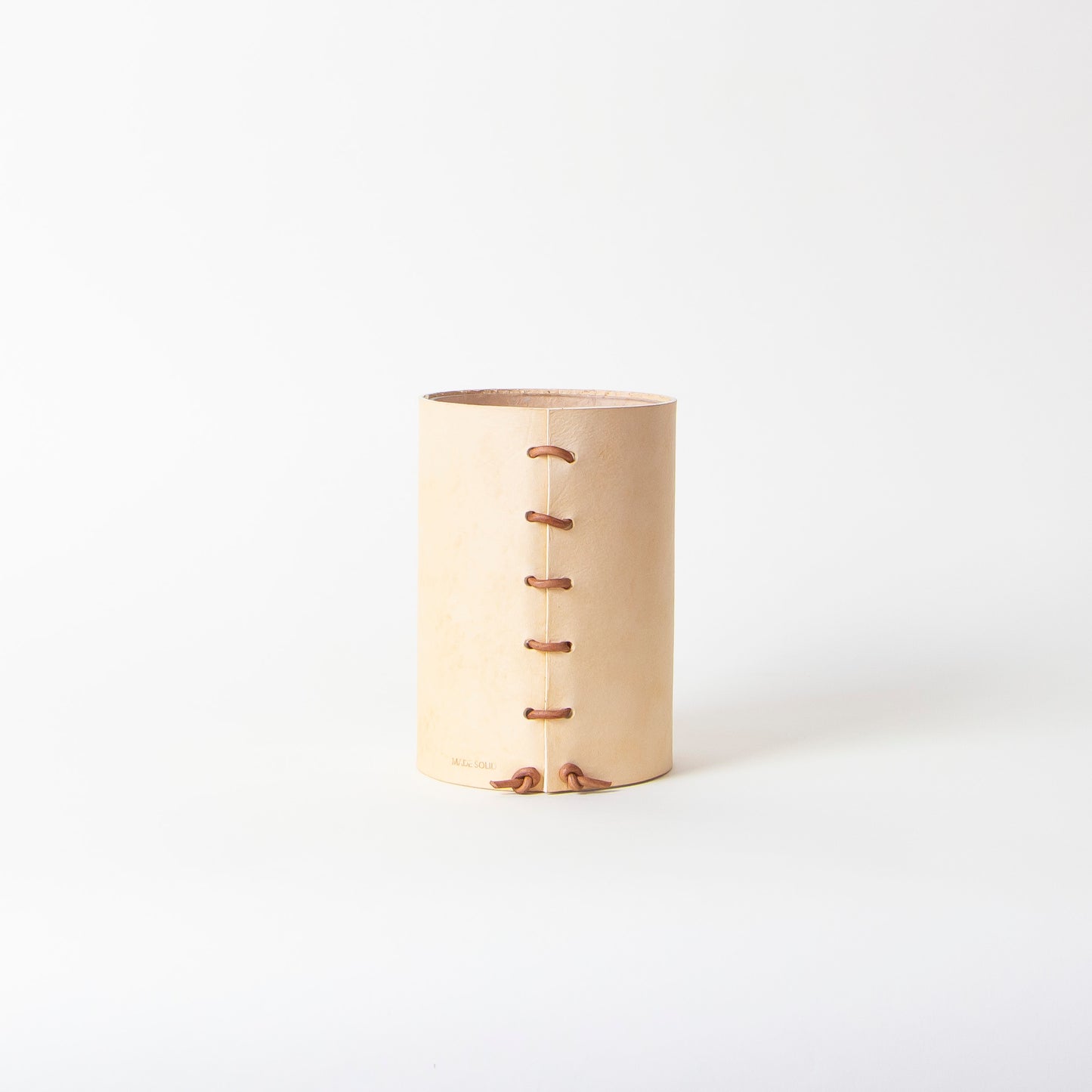 Leather Wrapped Vase | Made Solid