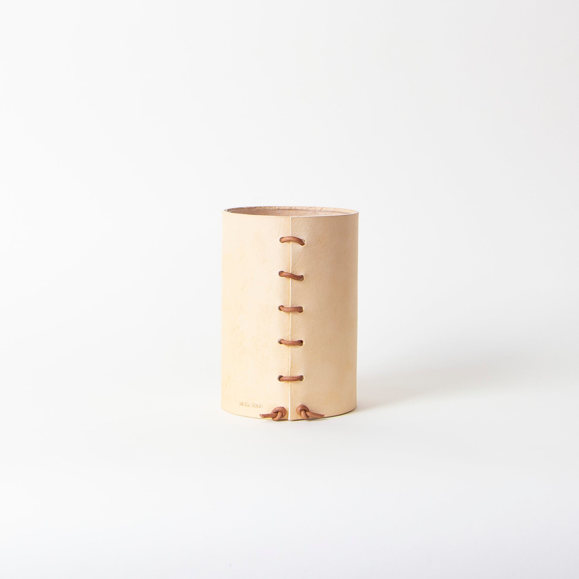 Leather Wrapped Vase | Made Solid
